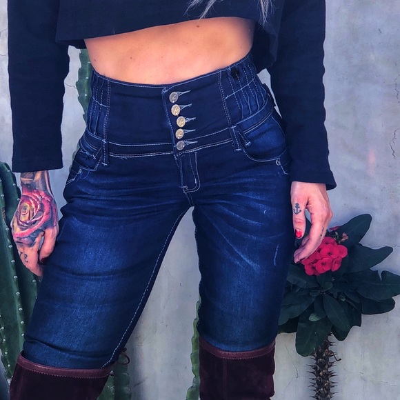 New Style!!! Tushy Sculpting Stretched Jeans  - Picture 6 of 8